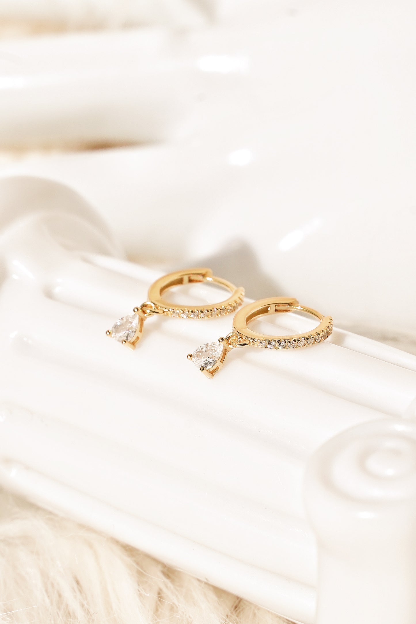 Lacrima Sterling Silver 18K Gold Vermeil Earrings