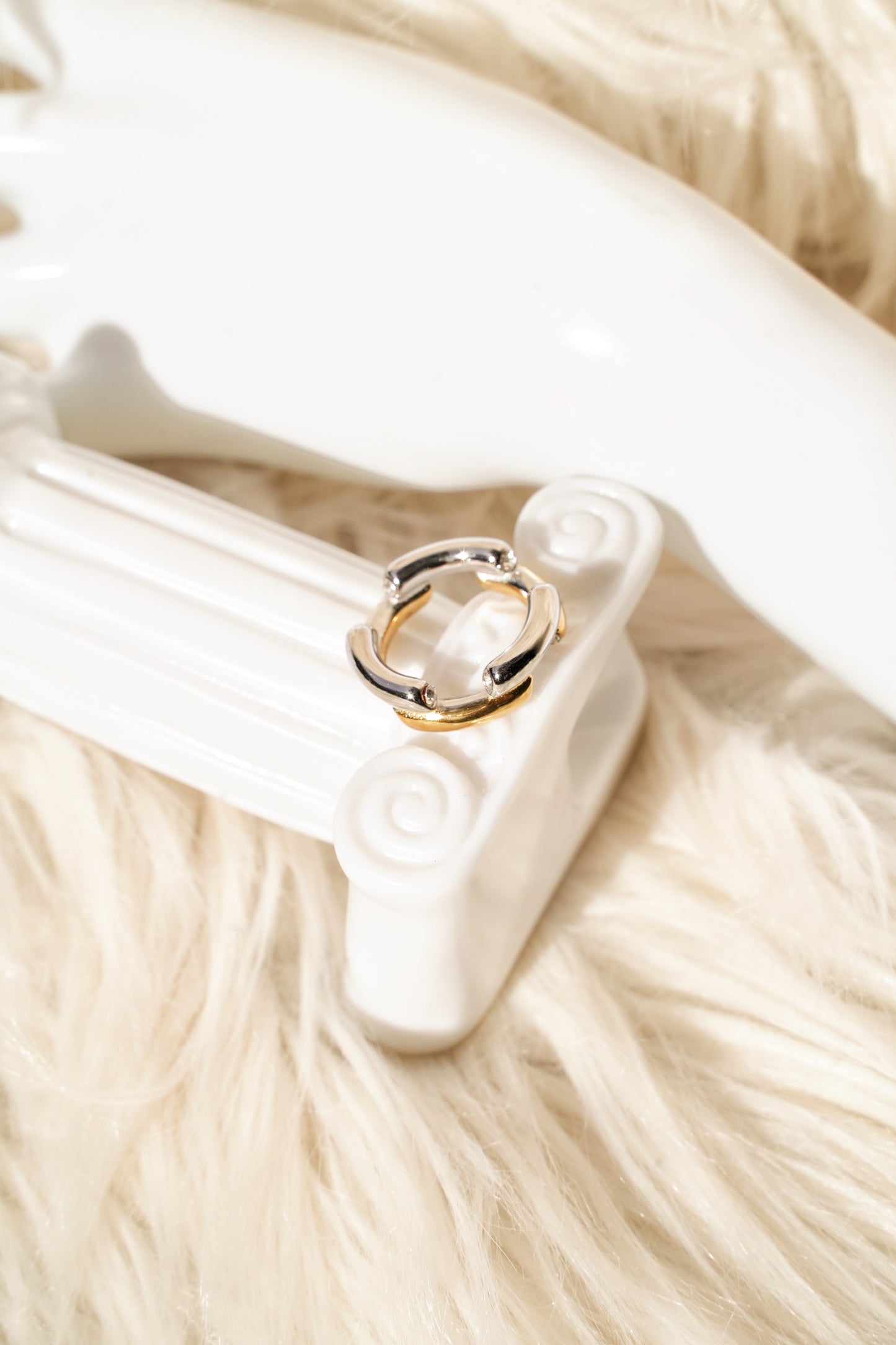 Lux Solis Gold and Silver Ring
