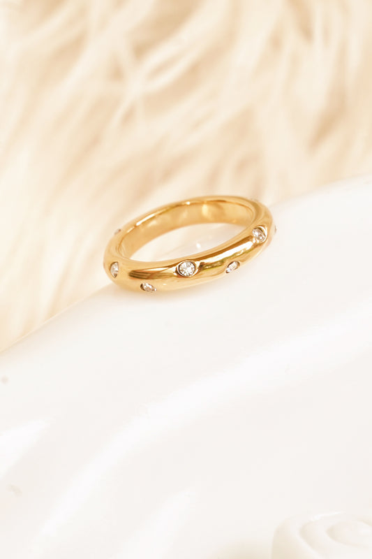 Velora 18K Gold Vermeil Polka Dot Ring