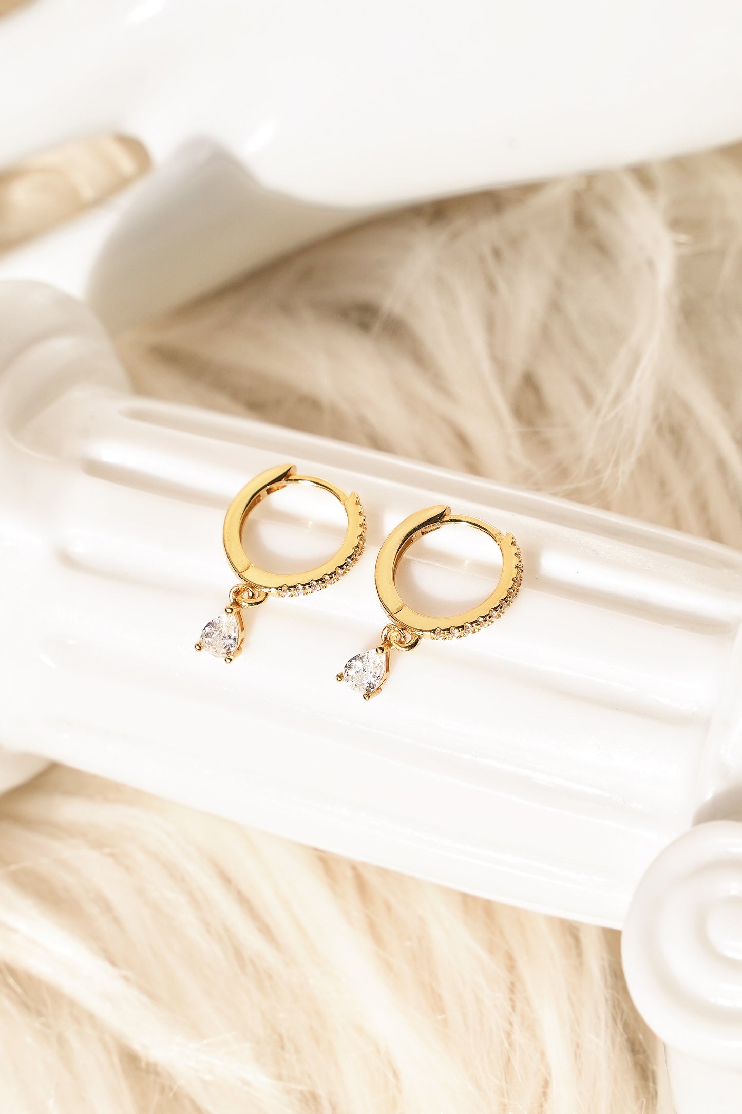 Lacrima Sterling Silver 18K Gold Vermeil Earrings