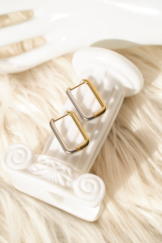 Aurum & Argentum Two Coloured Earrings