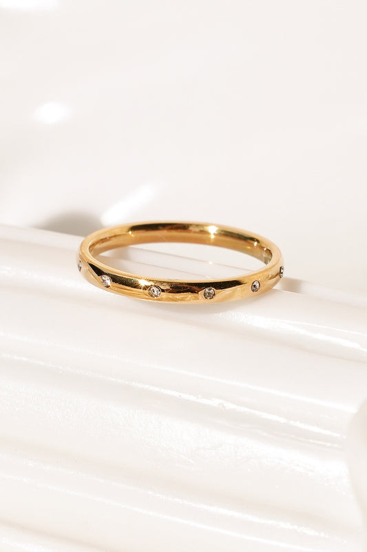 Venus Zirconia 18K Gold Plated Ring