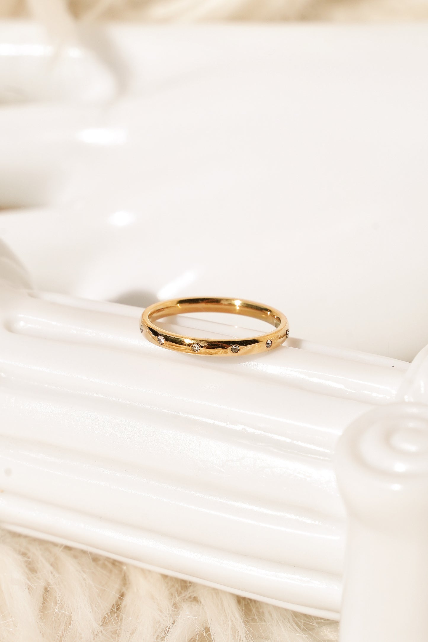Venus Zirconia 18K Gold Plated Ring