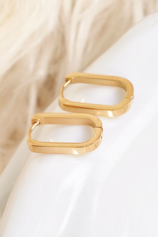 Circulus Gold Plated Hoop Earrings