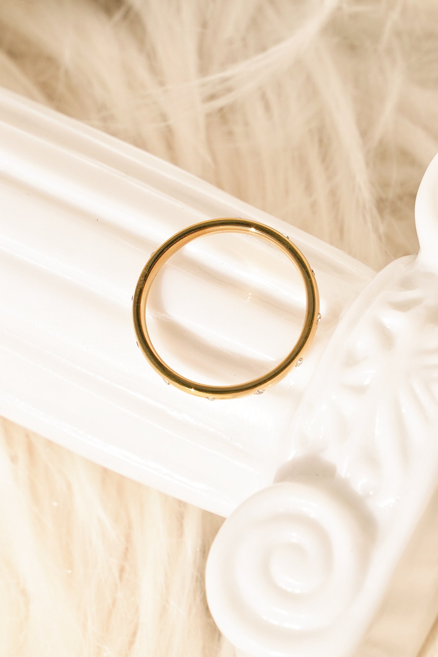 Venus Zirconia 18K Gold Plated Ring