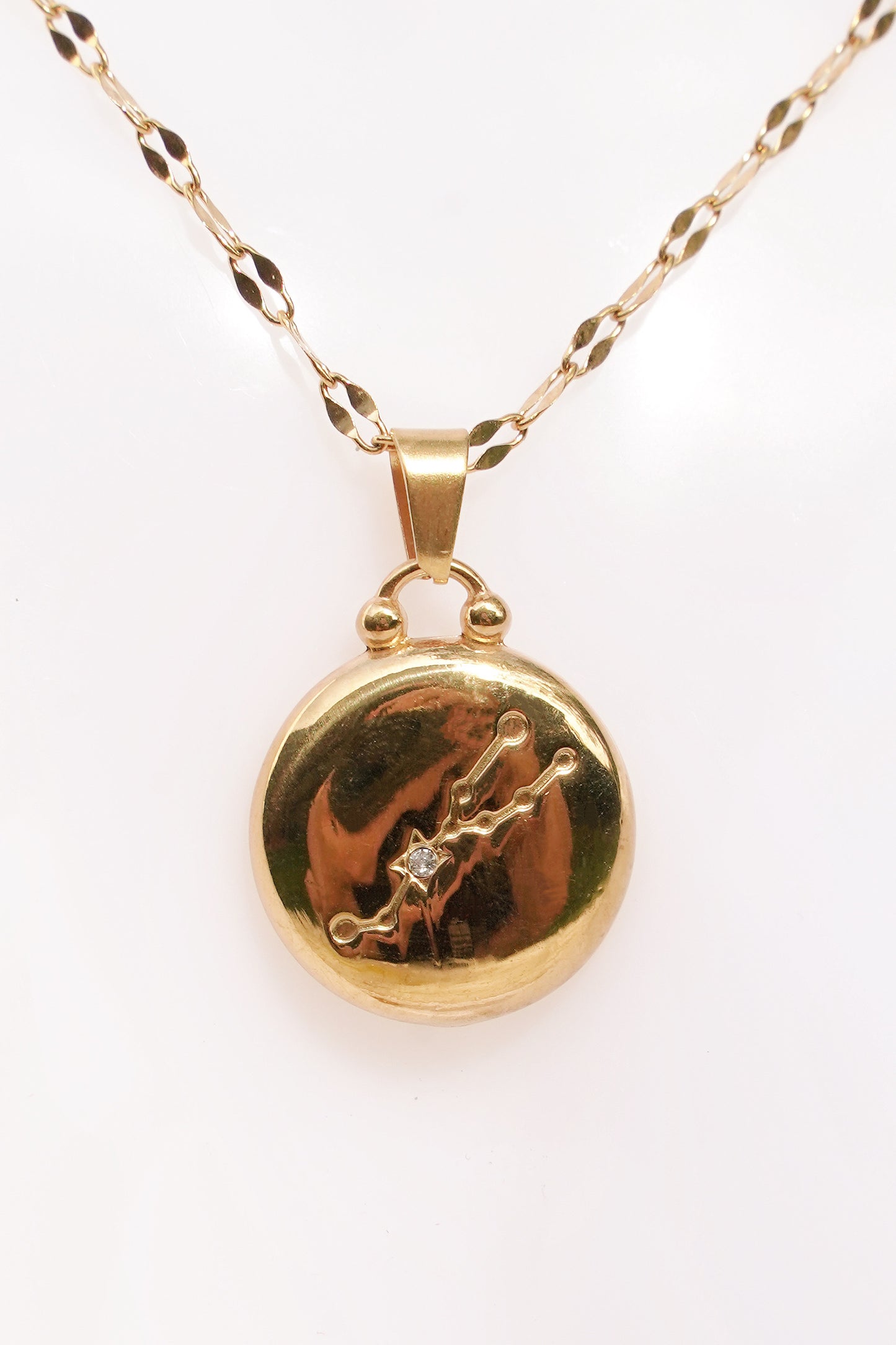 Taurus Gold Vermeil Charm Necklace