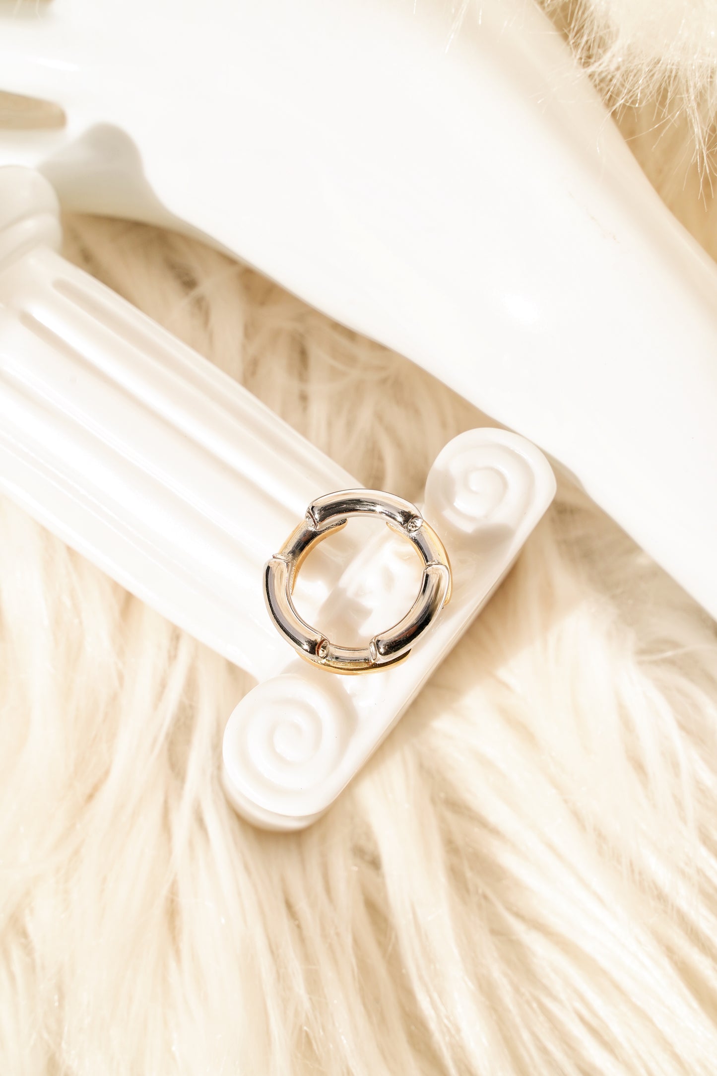Lux Solis Gold and Silver Ring
