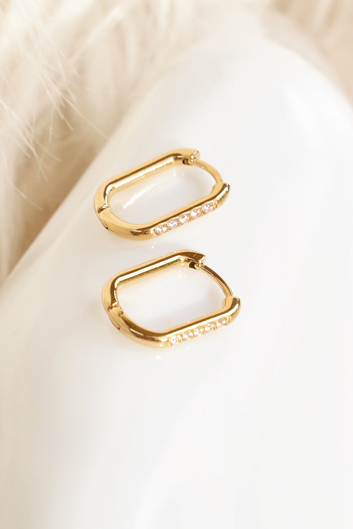 Mutatio Sterling Silver 18K Gold Plated Earrings