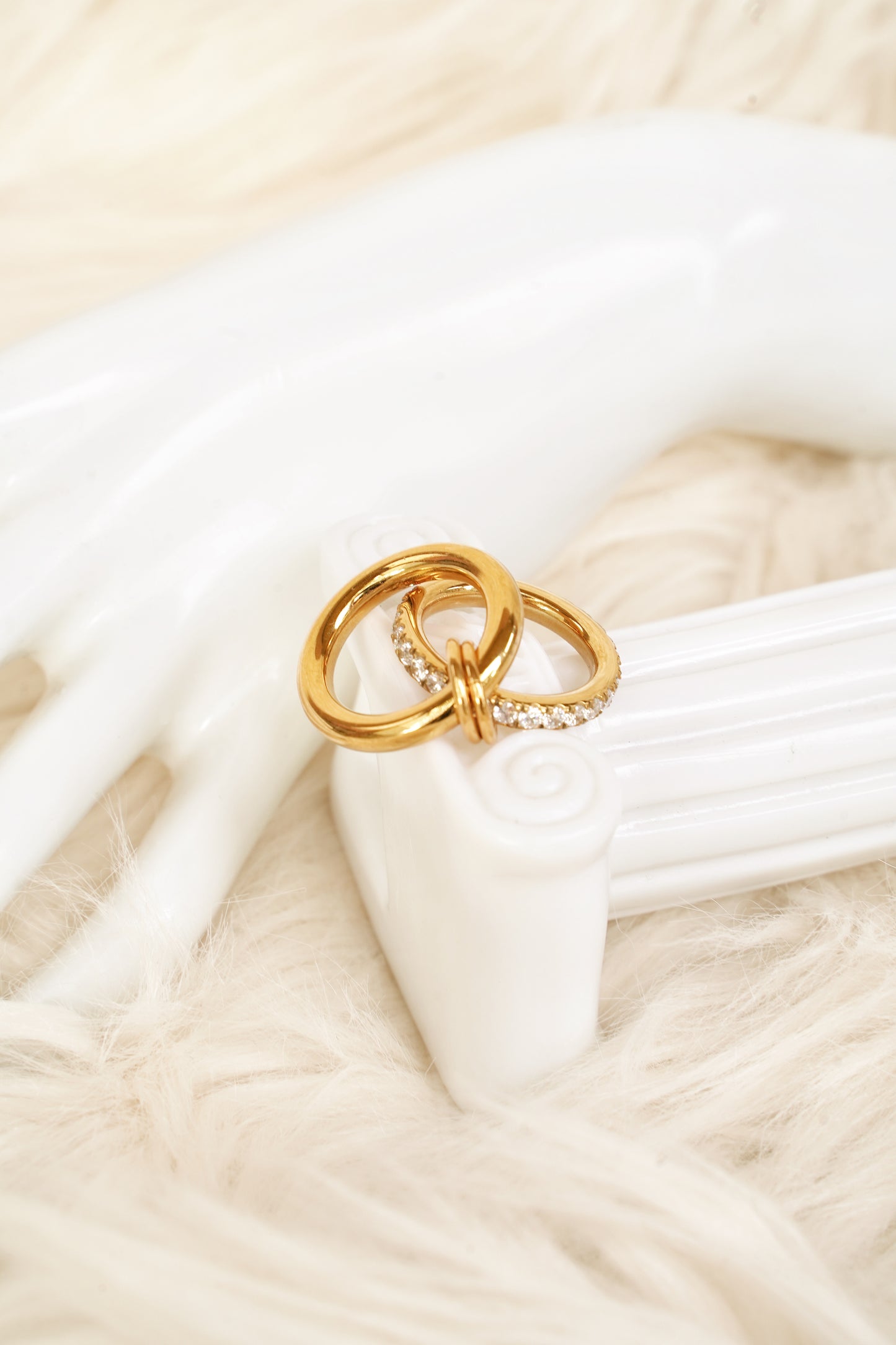 Aurelia Stackable 18K Gold Vermeil Signature Ring