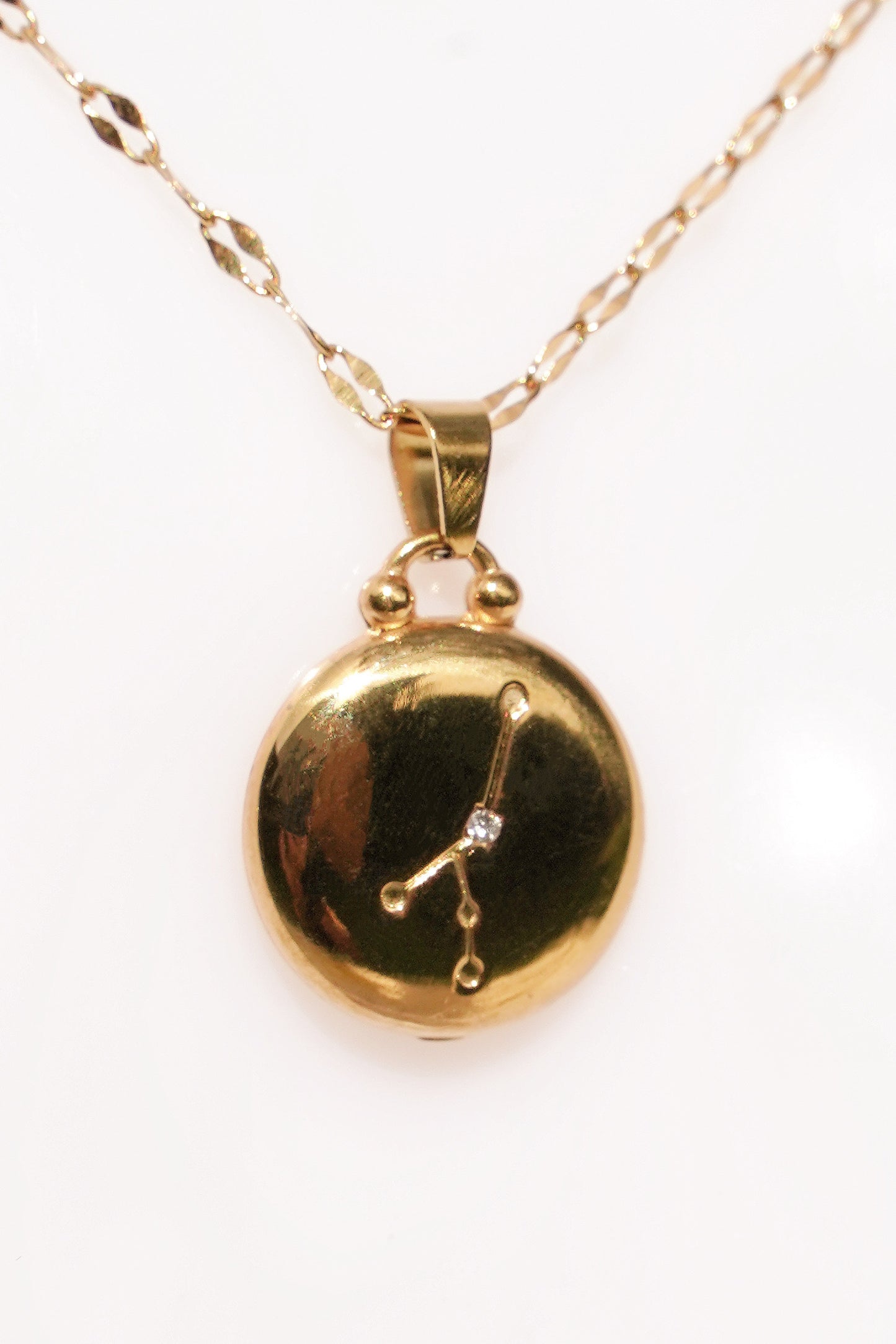 Cancer Gold Vermeil Charm Necklace