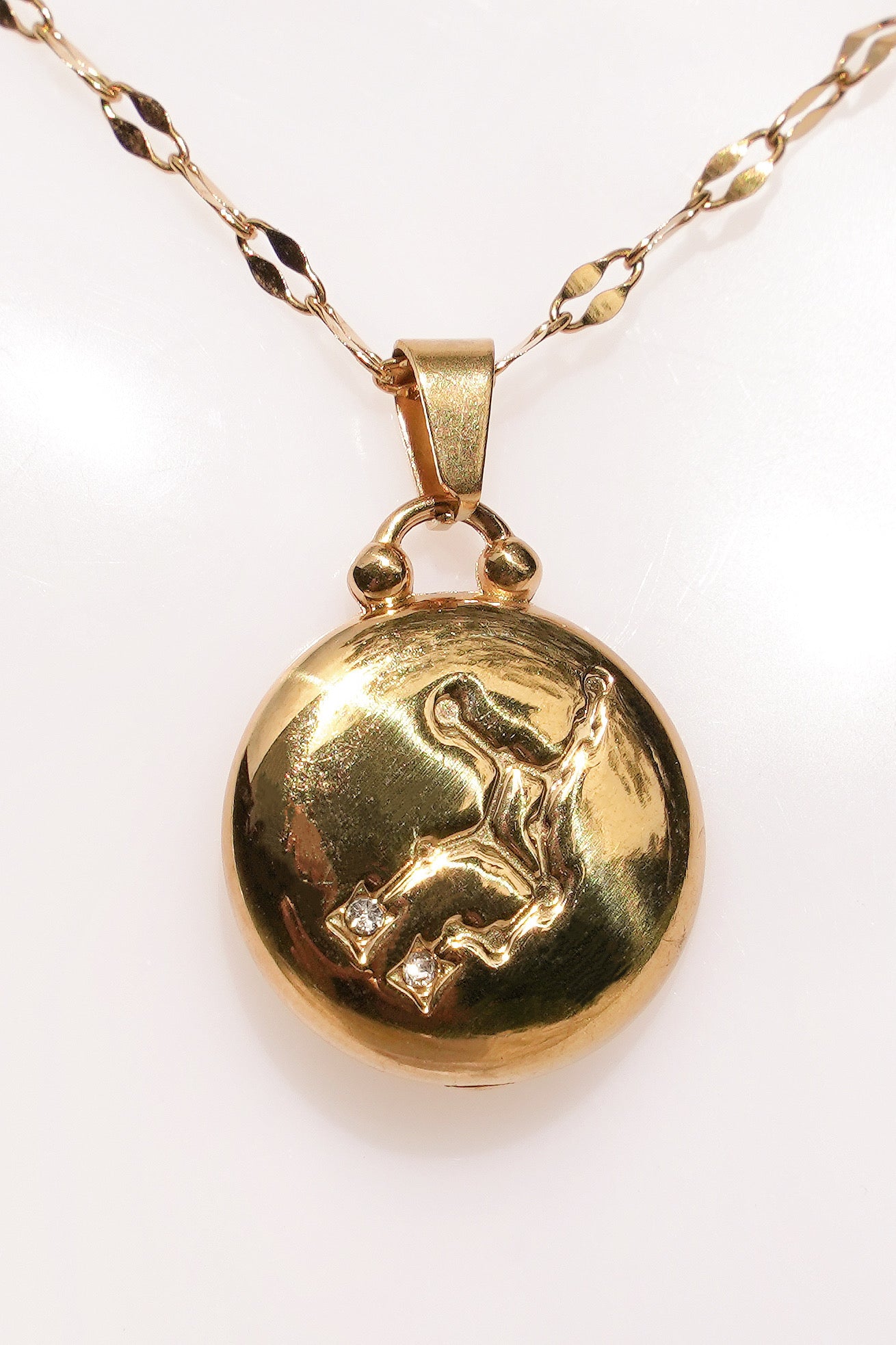 Virgo Gold Vermeil Charm Necklace